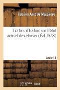Lettres d'Icilius Sur l'?tat Actuel Des Choses. 13e Lettre