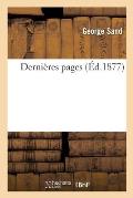 Derni?res Pages, Par George Sand