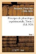 Principes de Phon?tique Exp?rimentale. Tome 1