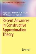 Recent Advances in Constructive Approximation Theory