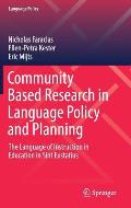 Community Based Research in Language Policy and Planning: The Language of Instruction in Education in Sint Eustatius