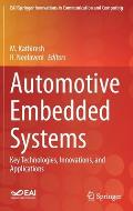 Automotive Embedded Systems: Key Technologies, Innovations, and Applications