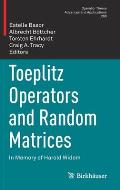 Toeplitz Operators and Random Matrices: In Memory of Harold Widom