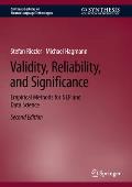 Validity, Reliability, and Significance: Empirical Methods for Nlp and Data Science