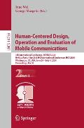 Human-Centered Design, Operation and Evaluation of Mobile Communications: 5th International Conference, Mobile 2024, Held as Part of the 26th Hci Inte