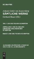 S?mtliche Werke, Band 3, Die deutschen Schriften