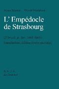 L'Emp?docle de Strasbourg (P. Strasb. gr. Inv. 1665-1666)