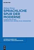 Sprachliche Spur der Moderne