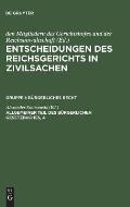 Entscheidungen des Reichsgerichts in Zivilsachen, Allgemeiner Teil des B?rgerlichen Gesetzbuches, 4