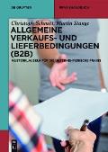 Allgemeine Verkaufs- Und Lieferbedingungen (B2b)