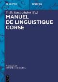 Manuel de Linguistique Corse
