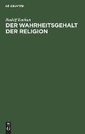 Der Wahrheitsgehalt Der Religion