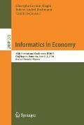 Informatics in Economy: 15th International Conference, Ie 2016, Cluj-Napoca, Romania, June 2-3, 2016, Revised Selected Papers