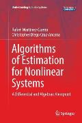 Algorithms of Estimation for Nonlinear Systems: A Differential and Algebraic Viewpoint