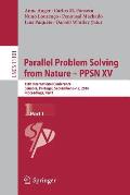 Parallel Problem Solving from Nature - Ppsn XV: 15th International Conference, Coimbra, Portugal, September 8-12, 2018, Proceedings, Part I
