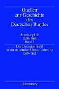 Der Deutsche Bund in Der Nationalen Herausforderung 1859-1862