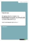 Die Pragmatischen Axiome Der Kommunikationstheorie Von P. Watzlawick in Darstellung Und Kritik
