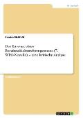 Der Entwurf Eines Berufsaufsichtsreformgesetzes (7. Wpo-Novelle) - Eine Kritische Analyse