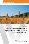 Environmental effects of agricultural trade policies