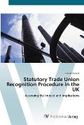 Statutory Trade Union Recognition Procedure in the UK