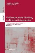 Verification, Model Checking, and Abstract Interpretation: 15th International Conference, Vmcai 2014, San Diego, Ca, Usa, January 19-21, 2014, Proceed