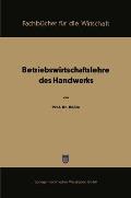 Betriebswirtschaftslehre des Handwerks