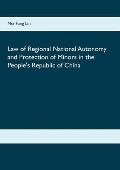 Law of Regional National Autonomy and the Protection of Minors in the People's Republic of China