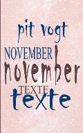 November: Texte
