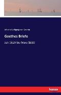 Goethes Briefe: Juli 1829 bis M?rz 1830