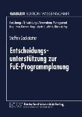 Entscheidungsunterst?tzung Zur Fue-Programmplanung