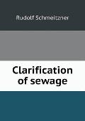 Clarification of sewage