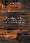 Journals of the Rev. Thomas Smith and the Rev. Samuel Deane