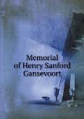 Memorial of Henry Sanford Gansevoort