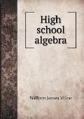 High school algebra