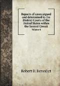 Reports of cases argued and determined in the District Courts of the United States within the Second Circuit Volume 4