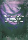 The march of the constitution annual address