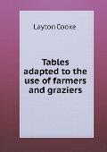 Tables adapted to the use of farmers and graziers