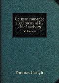 German romance specimens of its chief authors Volume 4