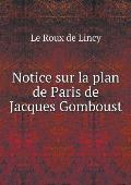 Notice sur la plan de Paris de Jacques Gomboust