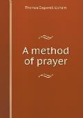 A method of prayer