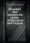 Boundary line between the states of Maryland and Virginia