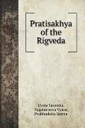Pratisakhya of the Rigveda