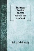 Burmese classical poems: Selected and translated