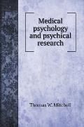 Medical psychology and psychical research