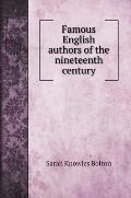 Famous English authors of the nineteenth century