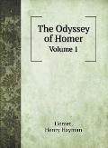The Odyssey of Homer: Volume 1