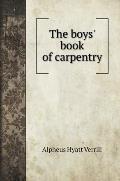 The boys' book of carpentry