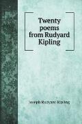 Twenty poems from Rudyard Kipling