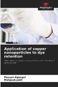 Application of copper nanoparticles to dye retention