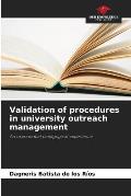 Validation of procedures in university outreach management